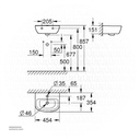 GROHE Bau Ceramic handrinse basin 45 39424000