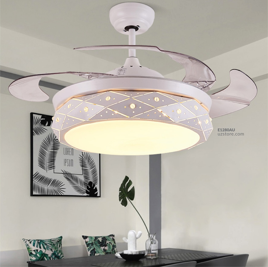 Decorative Fan With LED