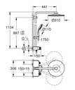 GROHE EUPH SmartCtrl 310 shower system THM 26507AL0