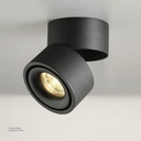 Litex Adjustable LED Focus Light Black body Warm white