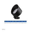 OPPLE LED Outdoor Spot LightE II 36W-3000K-36D-GY-GP , 3000K Warm White 