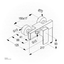 Kludi RAK PROFILE STAR 14105 Single Lever Shower mixer