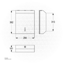 Kludi RAK 90510 Paper Towel dispenser Stainless Steel