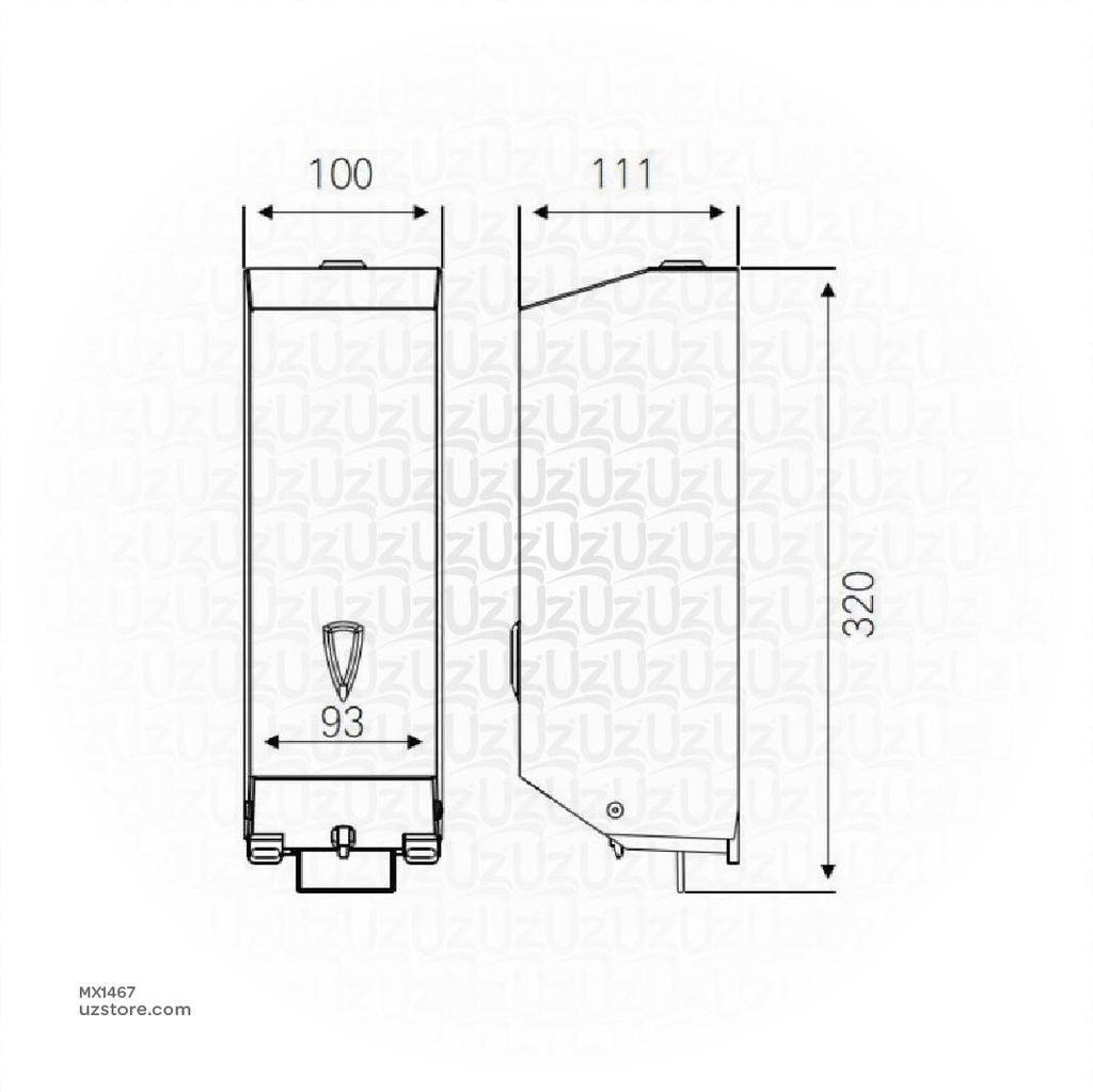 Kludi RAK 90120 Wall mounted Soap Dispenser