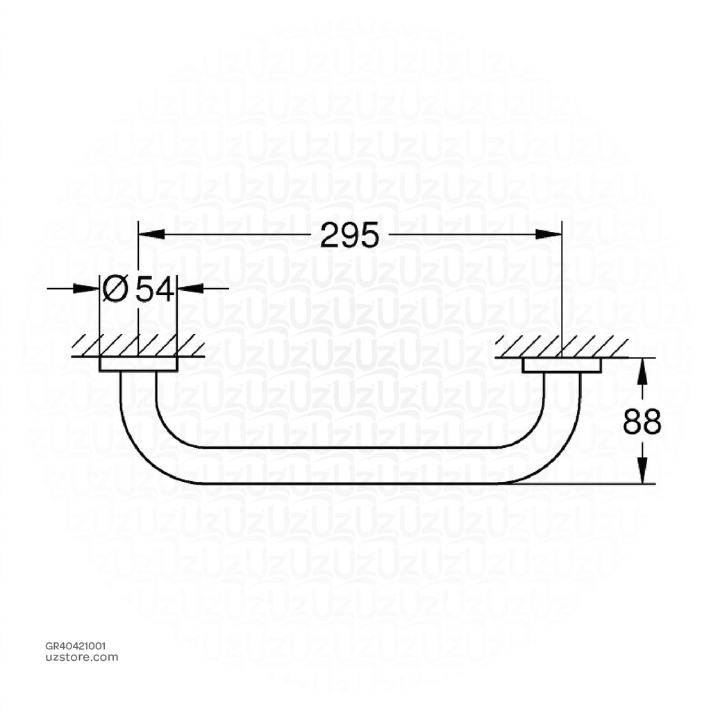 GROHE Essentials Grip Bar 295mm 40421001