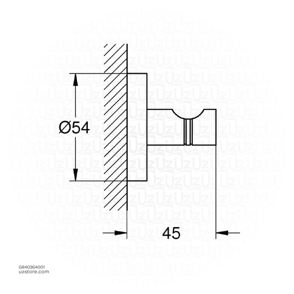 GROHE Essentials Robe Hook 40364001