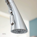 GROHE Zedra OHM sink C-spout Triple Spray 32294002