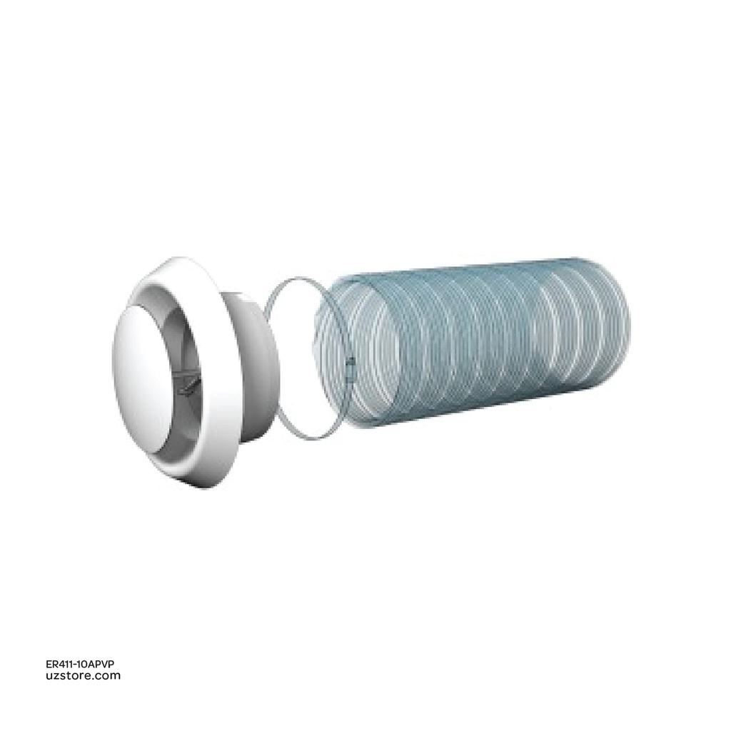 Adjestable Inlet and exhaust anemostal with flange ⌀100 ERA 10APVP Made in Russia