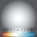 OSRAM LED SLIM PANEL DOWN LIGHT ROUND 8" 18W 6500K LPF 1600LM IP20 20X1 30000 HRS