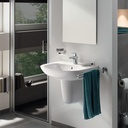 BAU Ceramic washbasin wall hung 60 + BAU ceramic semi pedestal GR39421000+GR39426000 GROHE 