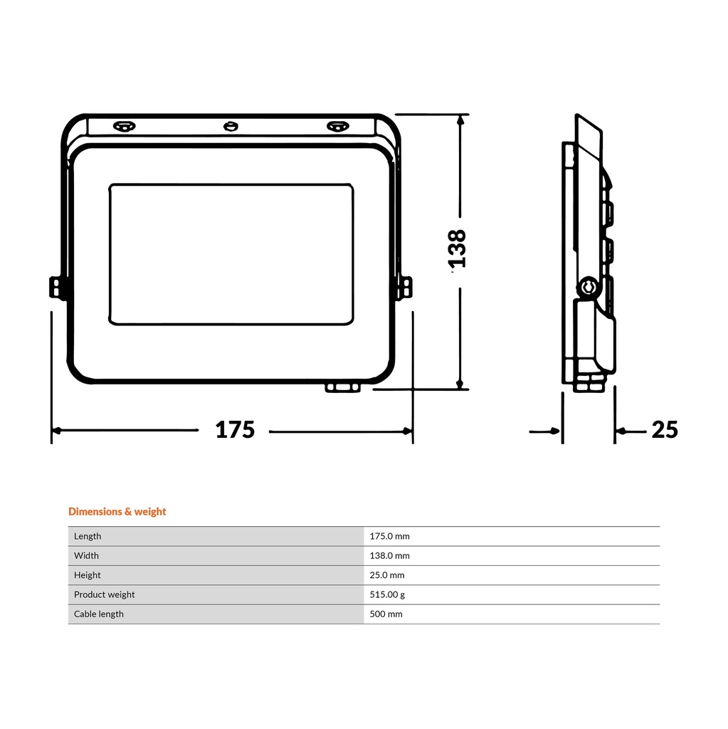 OSRAM LEDVANCE LED ECO FLOODLIGHT 30W 6500K IP65 2550LM 30000 HRS