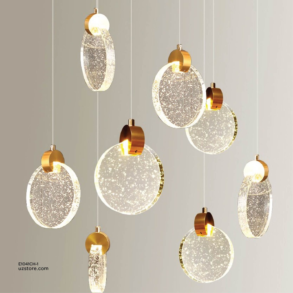 Chandelier 9425/1 GD crystal Q10 H2.4 5W