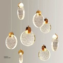 Chandelier 9425/1 GD crystal Q10 H2.4 5W