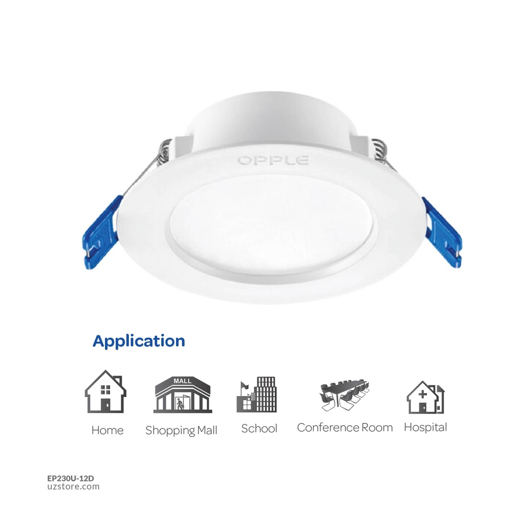 OPPLE LED US DOWNLIGHT RC-US R150 12W 6500K Daylight