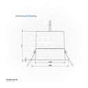 OPPLE LEDSPOT RA-BY-24D-BK 9W , 3500K Warm White , 541003812500