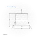 OPPLE LEDSPOT RA-BY-24D-BK 9W , 4000K Natural White , 541003812600