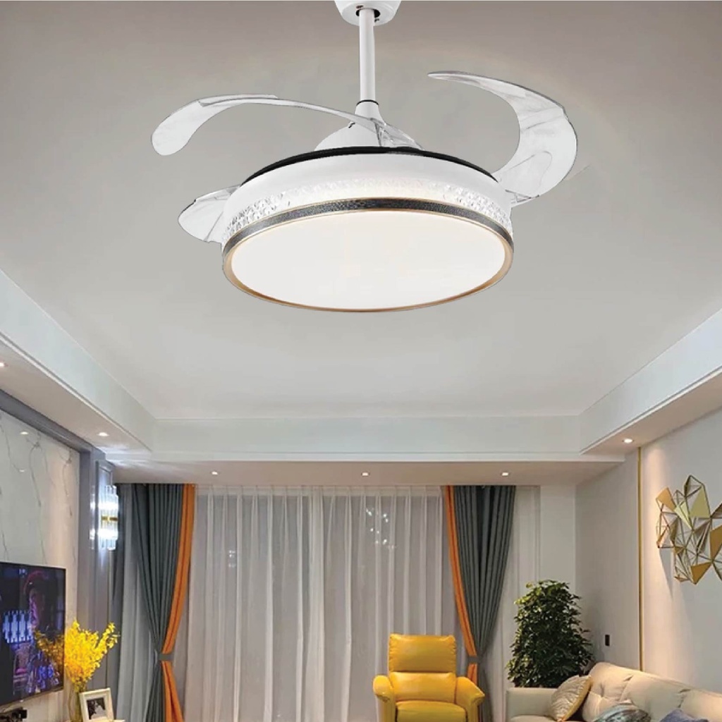 Decorative Fan With LED