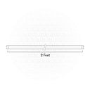 Osram Lamb 2ft 8W, 6500K (DAYLIGHT), 15000 HRS, 2FT T8 EQUIVALENT (GLASS)