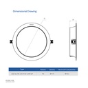 OPPLE LED US DOWNLIGHT RC-US R150 12W 3000K Warm white