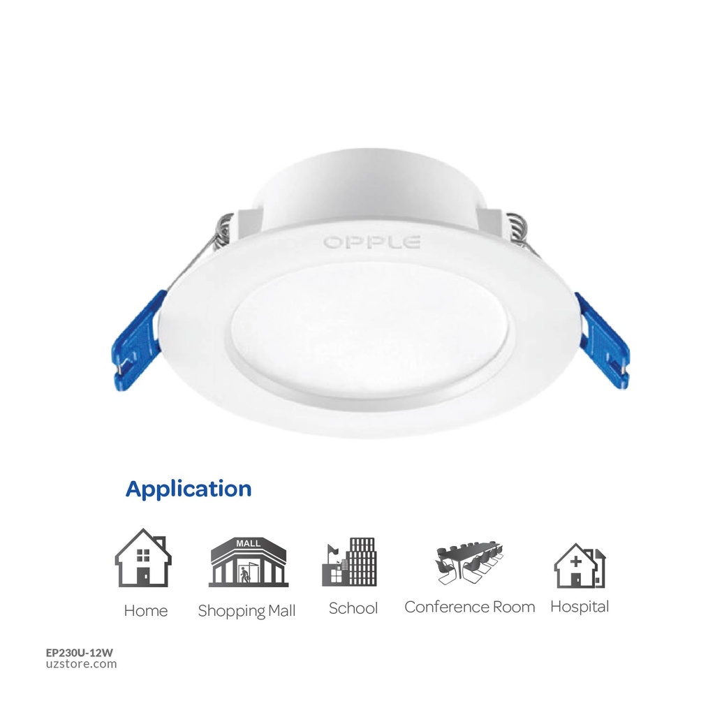 OPPLE LED US DOWNLIGHT RC-US R150 12W 3000K Warm white