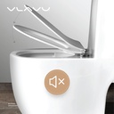 Vlavu washing down one-piece toilet
 S-trap 250mm , UF seat cover 690x370x795mm CB. 12.0002