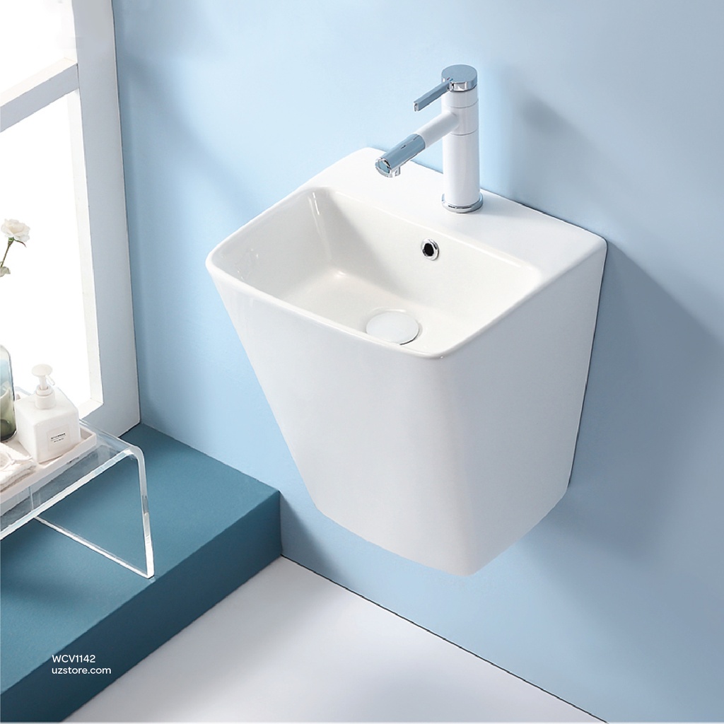 Vlavu Wall-hung basin
 Fixing to wall with back 385X345X425mm CB. 39.0033