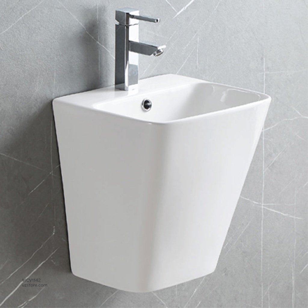 Vlavu Wall-hung basin
 Fixing to wall with back 385X345X425mm CB. 39.0033