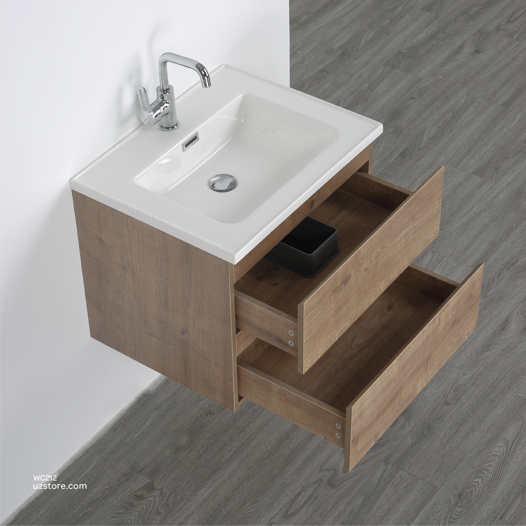 Polymarble WashBasin With Polywood Cabinet and Mirror  KZA-2120060 600*480*500