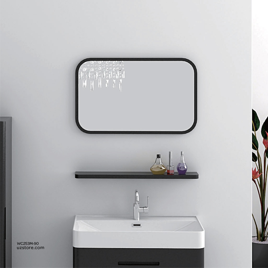 Mirror with Black Frame 90CM KZA-1712060 600*25*500