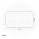 Mirror with Black Frame 90CM KZA-1712060 600*25*500