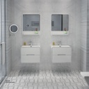 PolyMarble WashBasin, Mirror and Shelf KZA-1952060 600*450*480