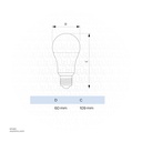 PHILIPS Essential LED Lamp Bulb E27 9W , 6500K Cool DayLight 929002299123/929003793585