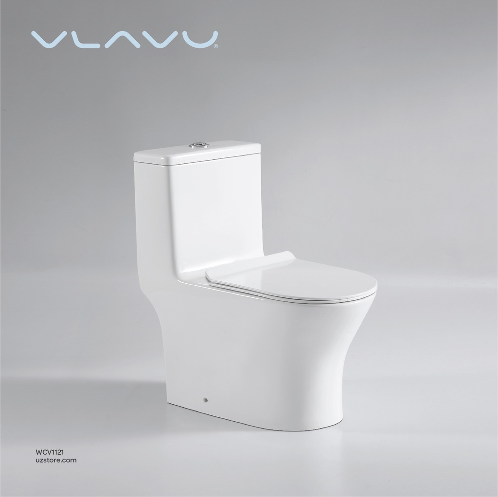 Vlavu WC one piece ( Toilet ) S-trap 250mm , UF seat cover S-trap 250mm , UF seat cover 670*350*760mm CB. 12.0105