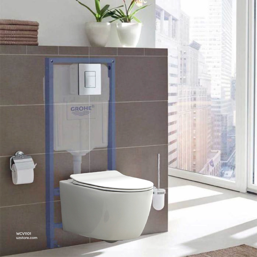 Concealed WC Bundle 101 (GROHE Rapid SL +Vlavu WC Wall Hung)