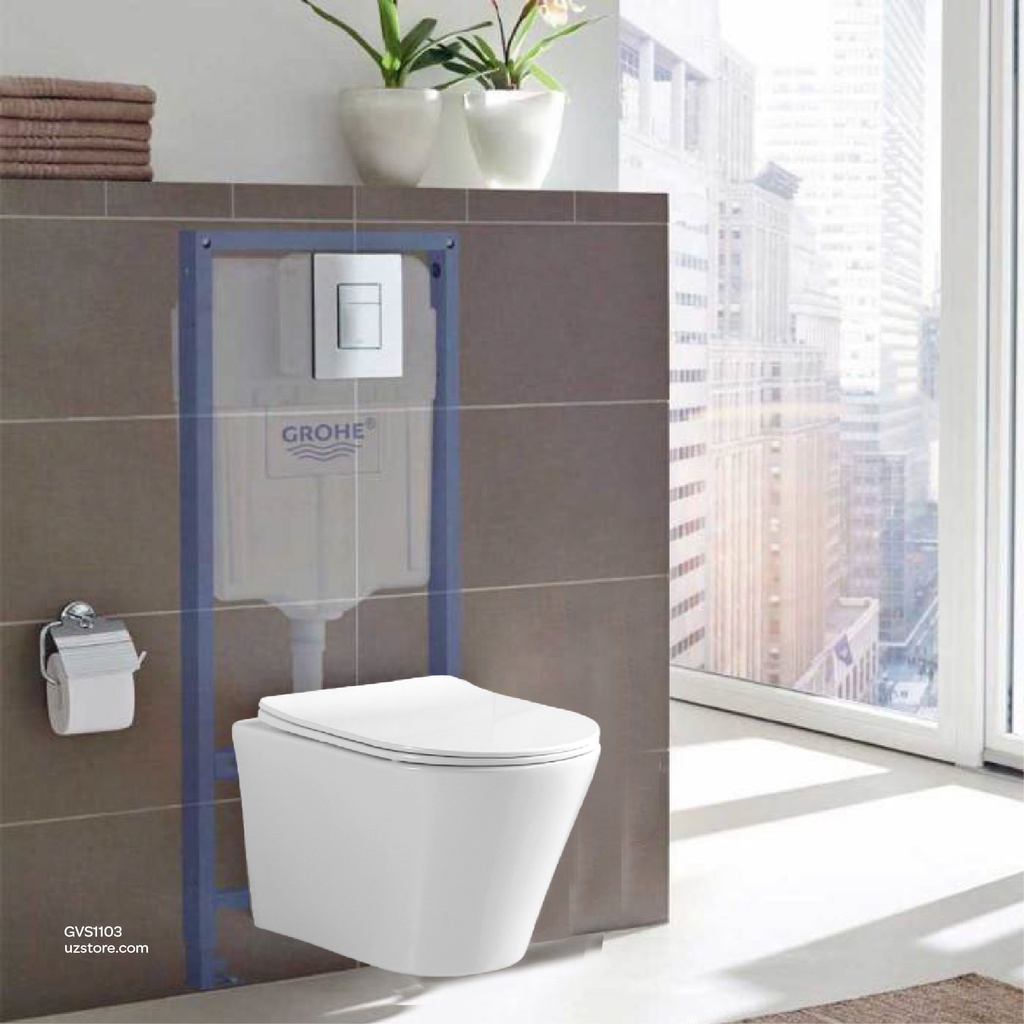 Concealed WC Bundle 101 (GROHE Rapid SL +Vlavu WC Wall Hung) (copy)