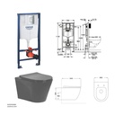 Concealed WC Bundle 101 (GROHE Rapid SL +Vlavu WC Wall Hung)