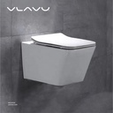 Vlavu wall-hung toilet ( WC ) P-trap 180mm , UF seat cover  520*335*310mm CB.16.0033-C+P180