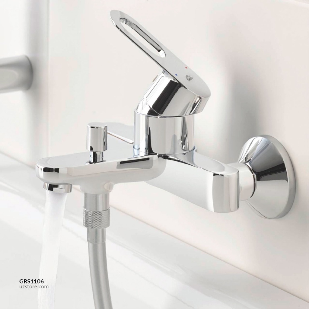 GROHE BauLoop Bundle 106 ( Basin Mixer + Shower Mixer + Shower Set +2 Angle Valves) VAT