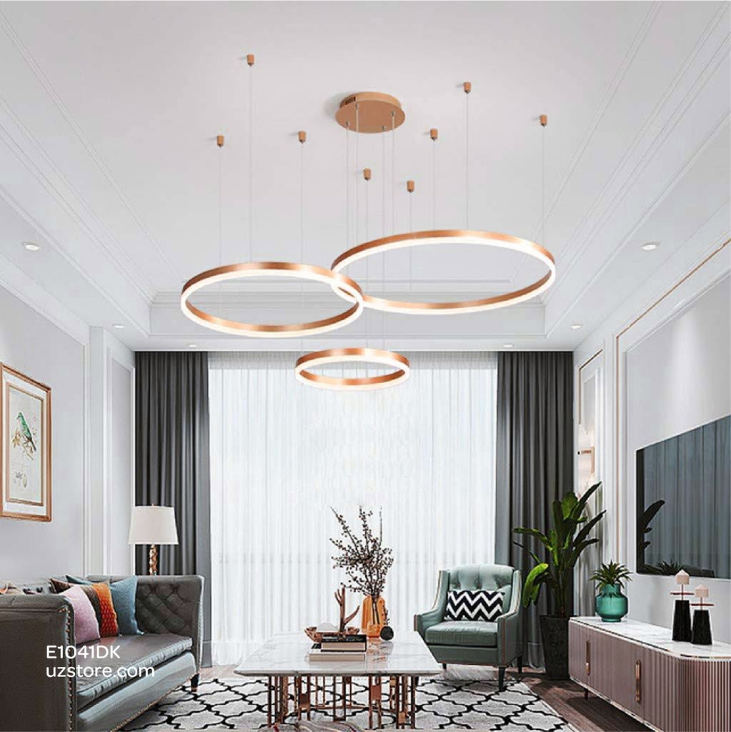 Led Pendant Light  Round YC611 100W gold 