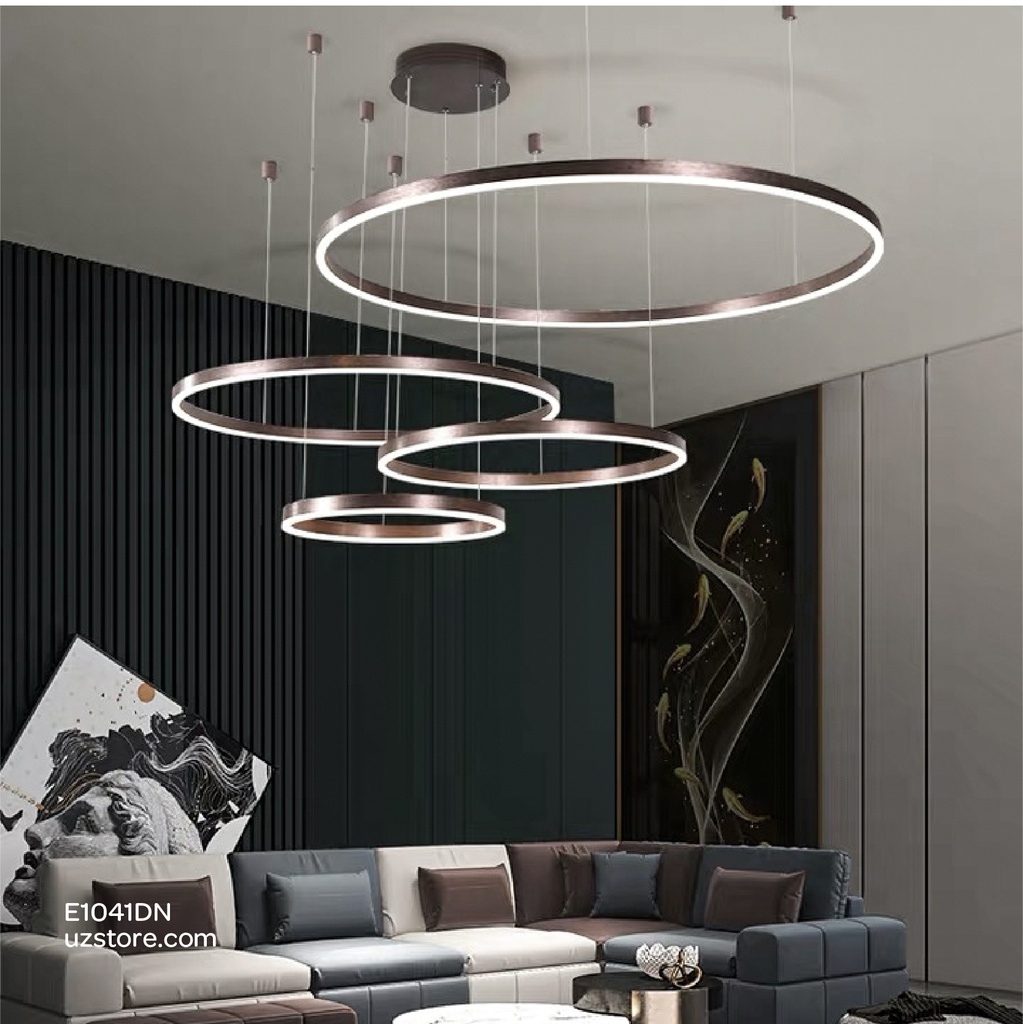 Led Pendant Light  Round YC637 100W Black 