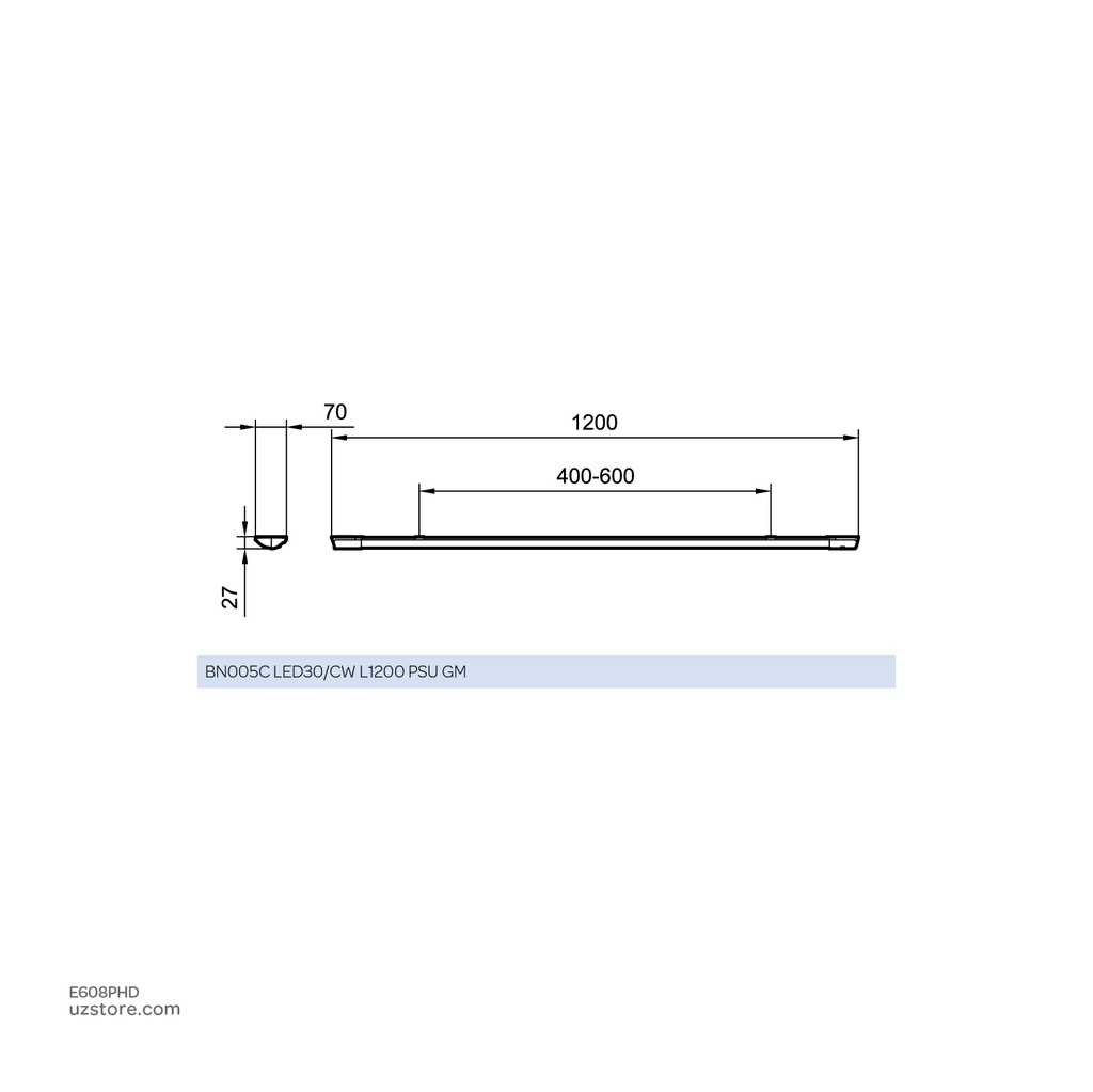 Philips LED 4ft Tube Rod T8 22W Daylight EDtube DE HO 1200mm 22W 765 T8G13