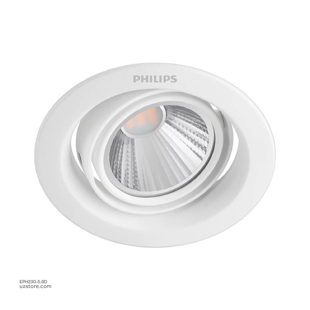 PHILIPS LED Spot light SL052 070 5.8W Round warm white 2700K