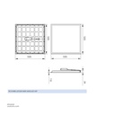 Philips LED 60X60 Panel  Daylight 6500K RC048B LED 60X60 CW PSU