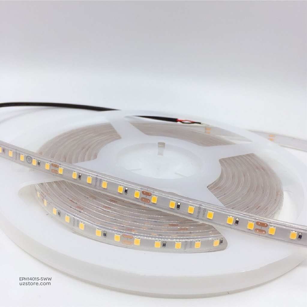 Philips Waterproof LED Strip Light 5M Roll BGC201 800LM 3000K Warm white