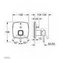 GROHE Grandera OHM trimset bath 24068IG0
