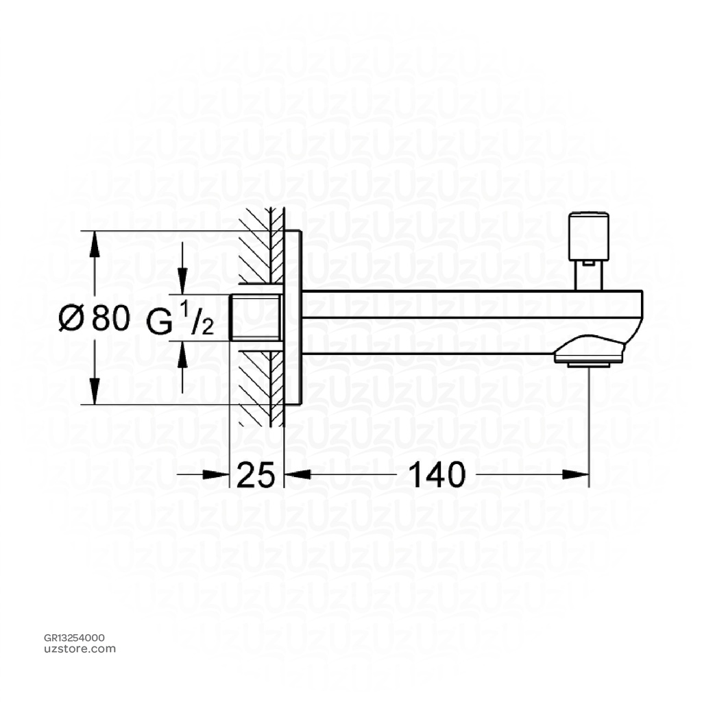 GROHE bath inlet 13254000