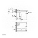 GROHE Lineare New OHM trimset basin 2-h conc L 23444001