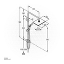 DUAL SHOWER SYSTEM L=1300mm RAK48001