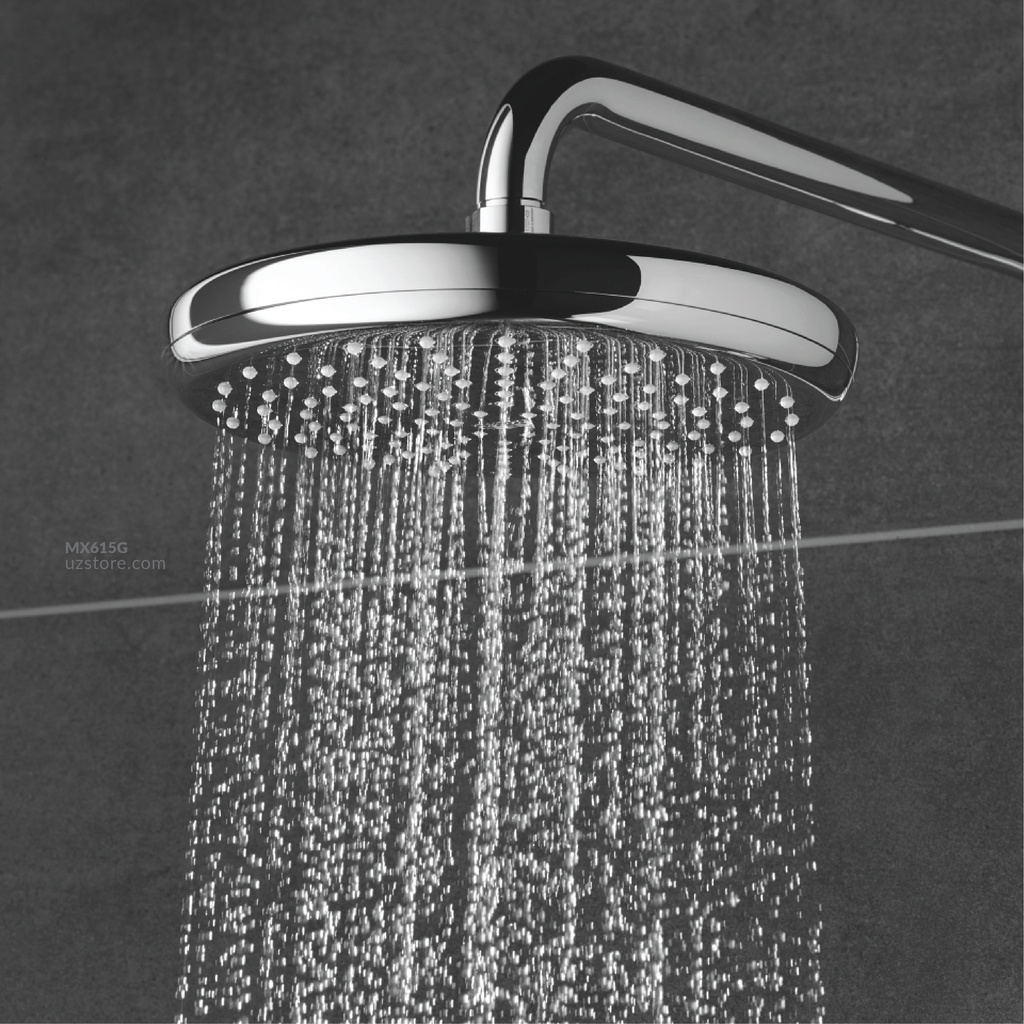 Grohe 26412000 TEMPESTA 210 HEAD SHOWER SET 286 MM, 1 SPRAY with Shower Arm Chrome