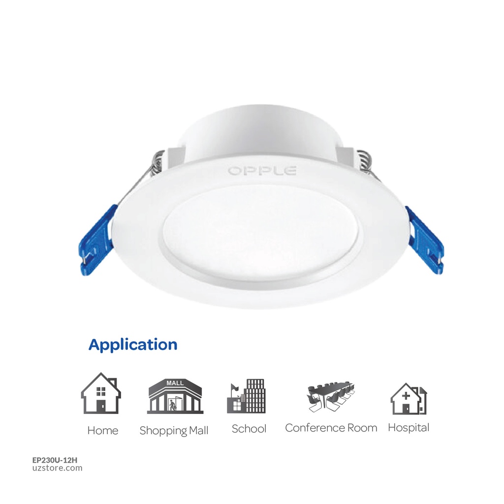 OPPLE LED US DOWNLIGHT RC-US R150 12W 4000K Half white